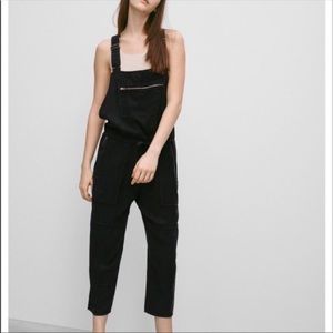 Aritzia black overalls